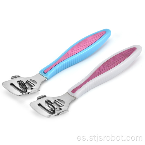 Cortador de pies de acero inoxidable multifunción Cuchillo de pedicura Cuchillo plano raspado pala Cuchillo de piel muerta